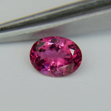 Natural pink tourmaline rubellite 2.34ct / Турмалин рубеллит - овал 10.11x7.79 мм, 2.34 карата